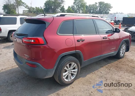 2015 Jeep Cherokee Sport из США, поврежденный, VIN 1C4PJLABXFW620485